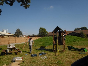 Výstavba dětského hřiště na Dolním Přímě